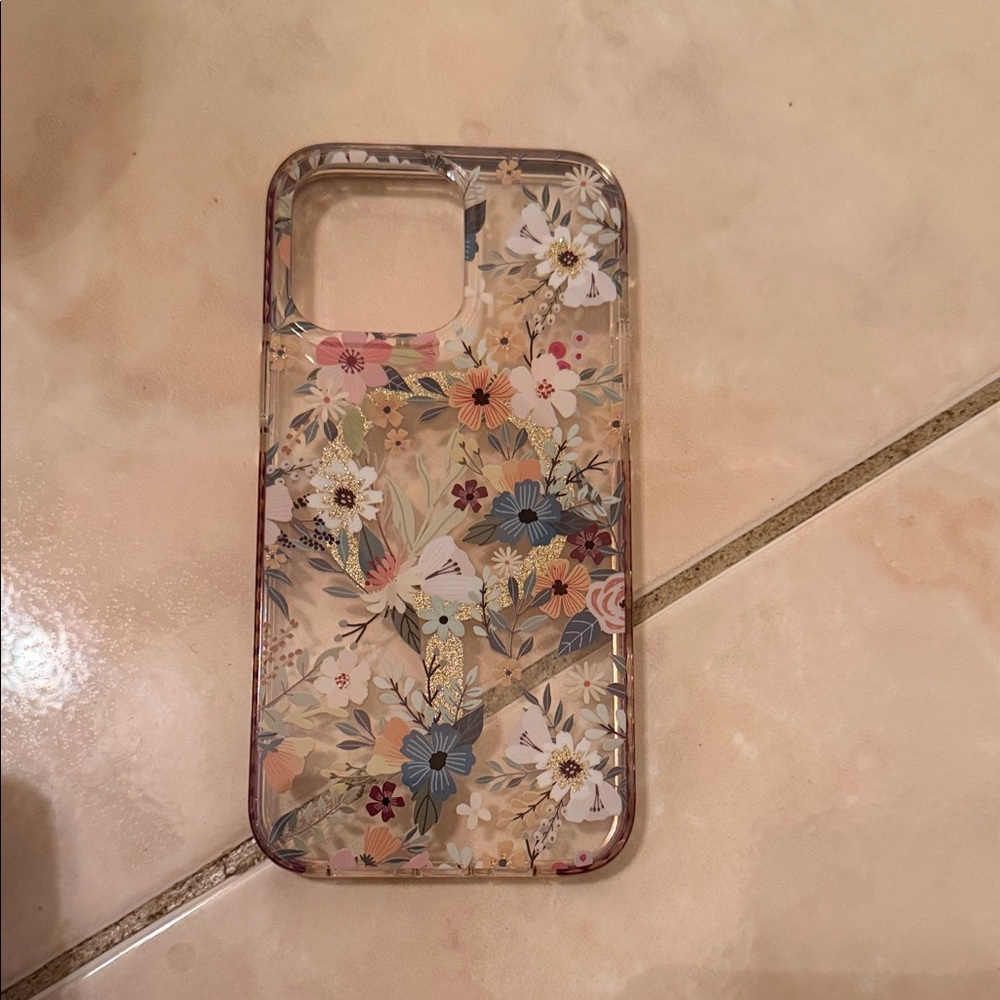 Floral Pattern Phone Case - Multicolor